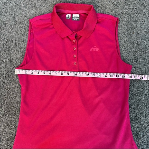 2 Pack ~ McKinley Manao II Sleeveless Collared 1/4 Button Up Polos Size Large - Picture 6 of 12